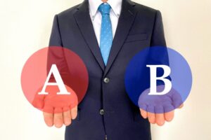 AかBの選択