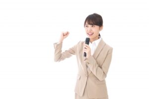 やる気に溢れるOL